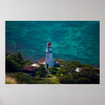 Diamond Head Lighthouse Print