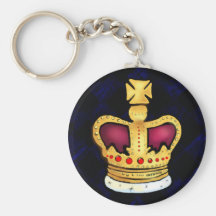 Diamond Jubilee Crown gorgeous drawing Keychains