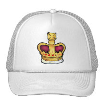 Diamond Jubilee Crown gorgeous drawing Mesh Hat