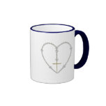 Diamond Rosary - Hail Mary Full of Grace Mug