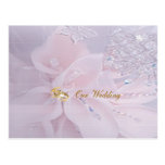 Diamond Wedding Invitation Postcard