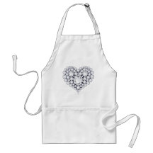 Diamonds Heart Gems Aprons