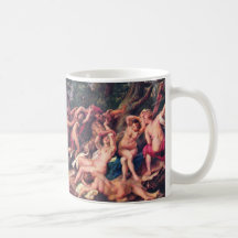 Diana And The Nymphs Of Faunas Surprised By Rubens Coffee Mugs