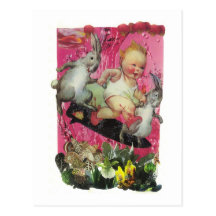Dibble_Artworks_049_Surfing_Bunnies Post Card
