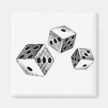 Dice Refrigerator Magnets