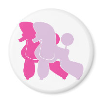 Die pinken Pudel magnets