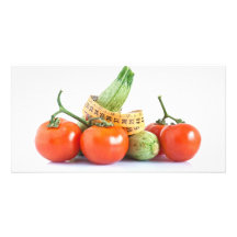 diet ingredients photo card template