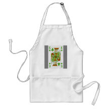 different playing card apron