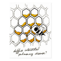 Diffuse Interstitial Pulmonary Disease postcard postcards