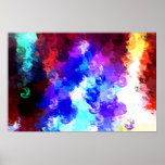 Digital Abstract Painting Art Print Poster