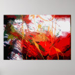 Digital Abstract Painting Posters Prints