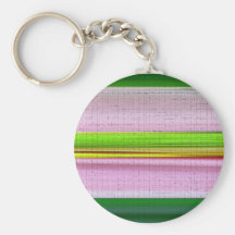 Digital Art in Pink/Green Key Chain
