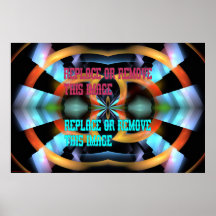 Digital Contemporary Art Best Viewed Lg View Notes Poster