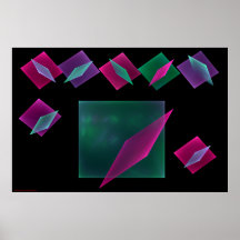 Digital Contemporary Art Best Viewed Lg View Notes Print