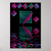 Digital Contemporary Art Best Viewed Lg View Notes Poster