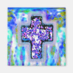 Digital Cross Painting! Fridge Magnets