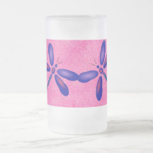 Digital Dragonfly Summer Mug (pink)