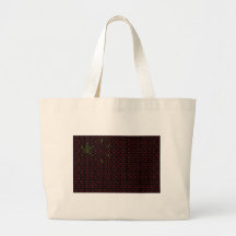 digital Flag (China) Tote Bag
