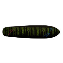 Digital Info Skateboard
