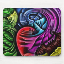 Digital Swirls Mousepad