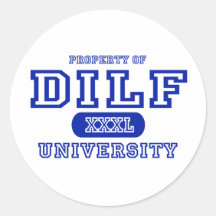 DILF University Sticker