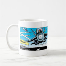Ding Duck at the Air Show Mug