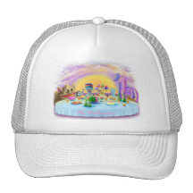 Dinner at Brimlest Palace Mesh Hat
