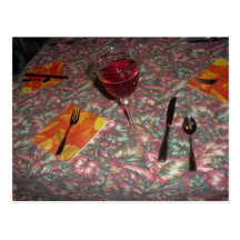 dinner invite Postcard
