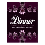 Dinner Party Invitation template Postcard