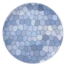 Dinner Plates with Crackle Patterns