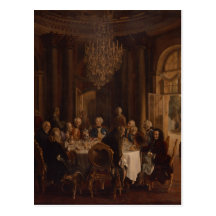 Dinner Table at Sanssouci, 1850 Post Cards