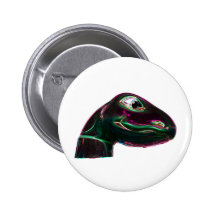 Dino Head Abstract Neon Buttons