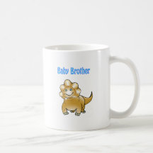 dinosaur baby brother mug