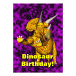 Dinosaur Birthday Invite