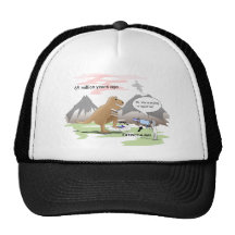 Dinosaur  Extinction Mesh Hat