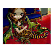 "Dinosaur Friends III" Postcard