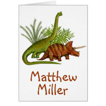 Dinosaur Greeting Cards
