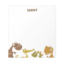 Dinosaur Land Notepad