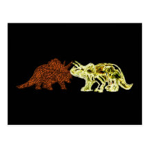Dinosaur Mates Post Card