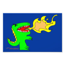 Dinosaur or Dragon Art by little t + Joseph Adams Photographic Print