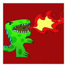 Dinosaur or Dragon by Jessica Jimerson - 2 Personalized Announcements