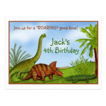 Dinosaur Post Card