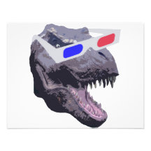 Dinosaur t-shirts invitations