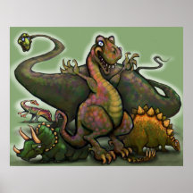 Dinosaurs Print