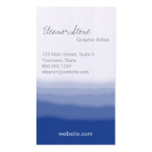 Dip Dye Effect Business Card