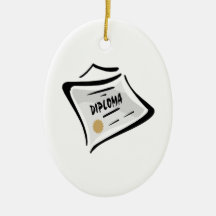 Diploma 3 ornament