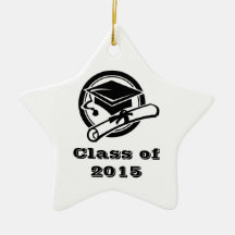 Diploma and cap graduating class of ornament