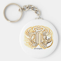 dirt engine key chains