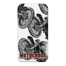 Dirt racing cover for iPhone 4