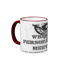 Dirty Border Ringer Mug